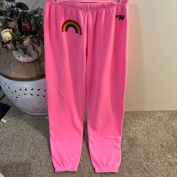Aviator nation, pink rainbow, sweatpants new with tags large,All Products : American Fashion Style Bags On Sale